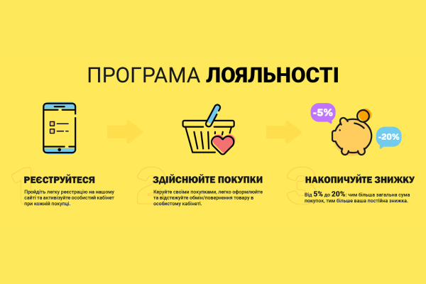 Програма лояльності в OLDCOM: купуйте зі знижкою до 20%